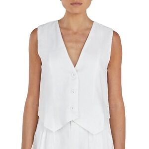 DISSH White Sleeveless Tank Top